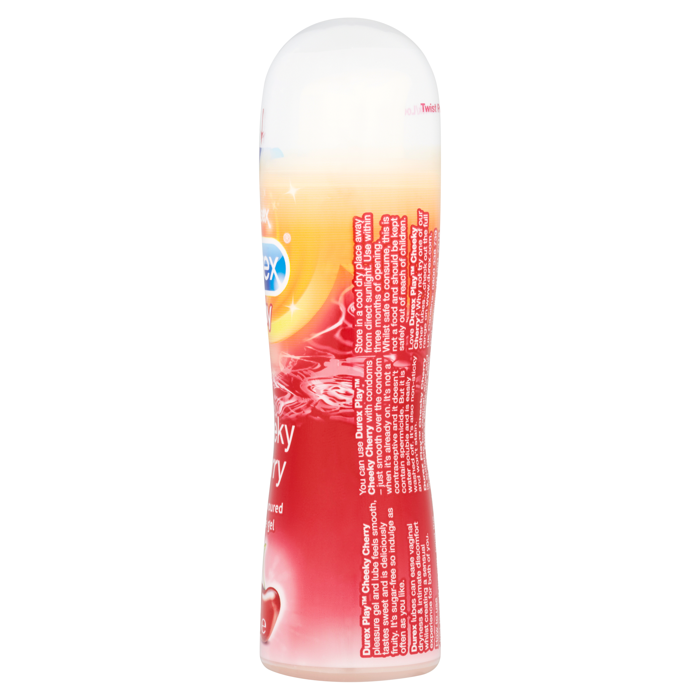 Durex Play Cheeky Cherry Flavoured Gel Lube Durex Site UK