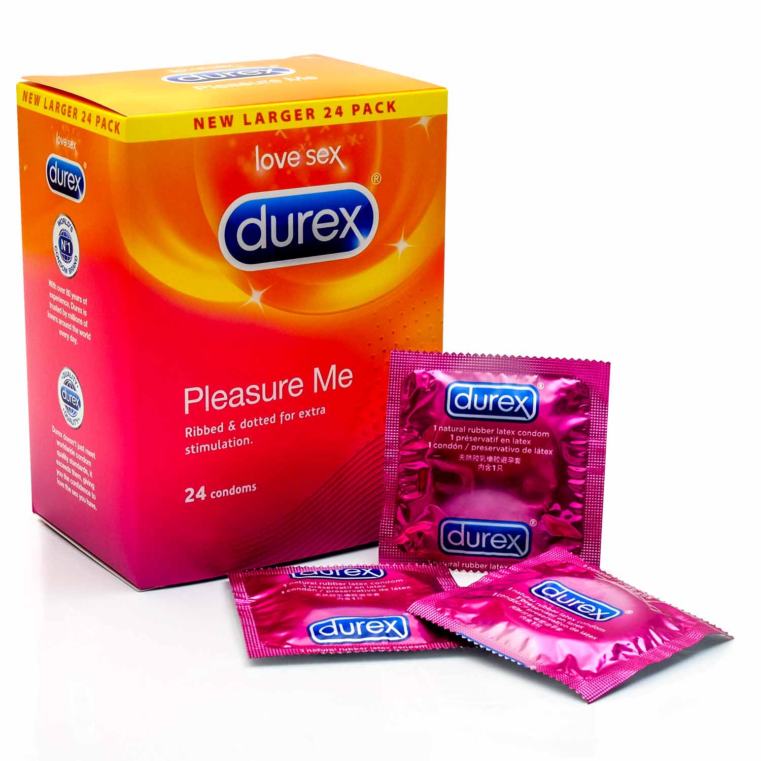 Durex Pleasure Me Condoms 24 Pack Durex Site UK