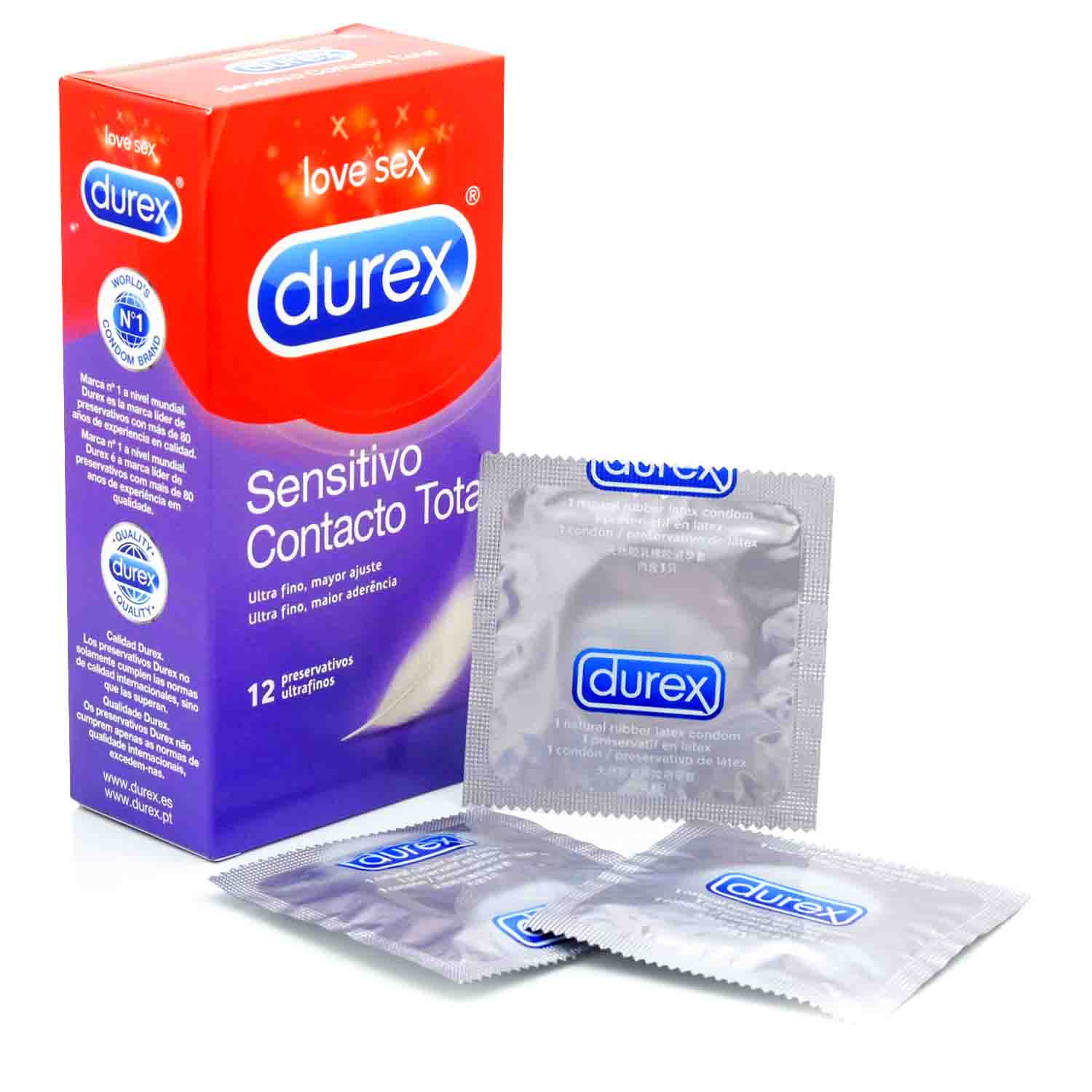 Preservativos Sensitivos Durex Contacto Total 12 Unidades Durex España 0709