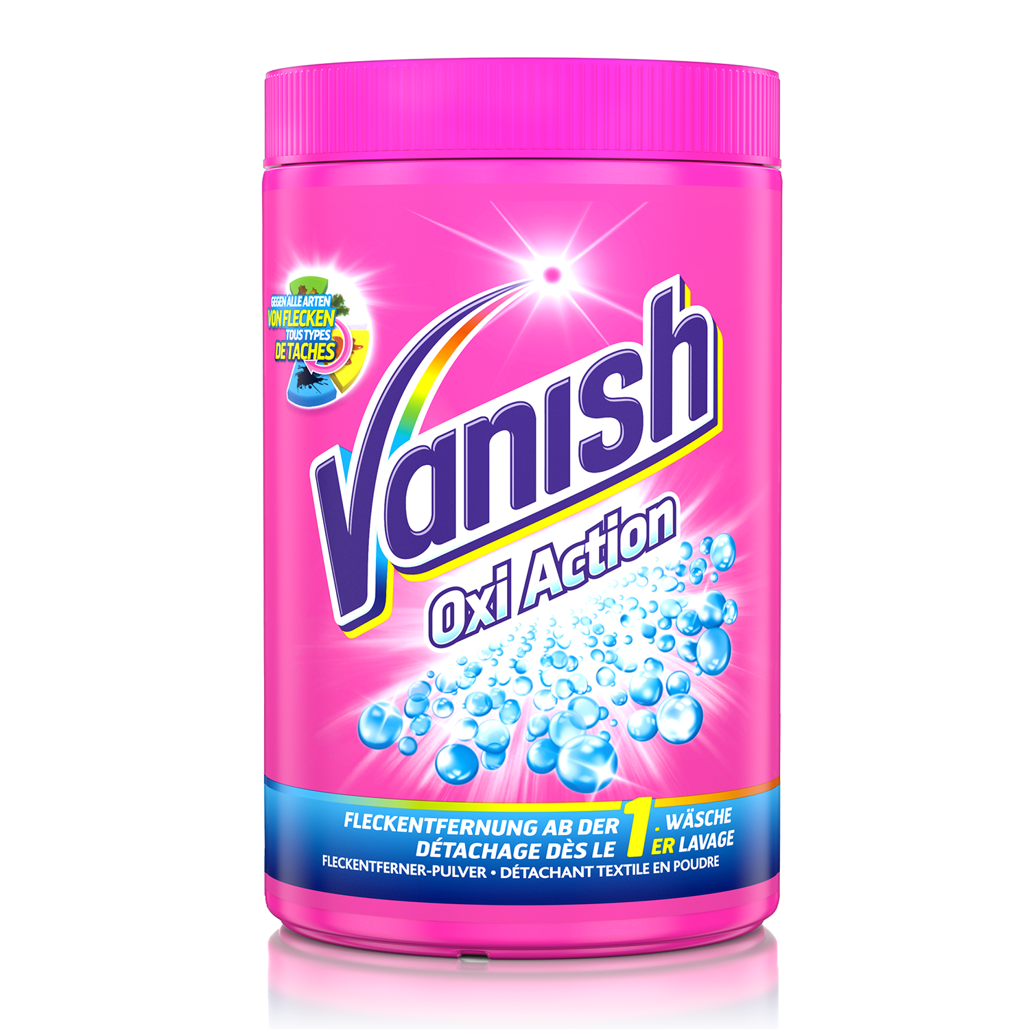 Vanish Oxi Action Anwendung Waschmaschine