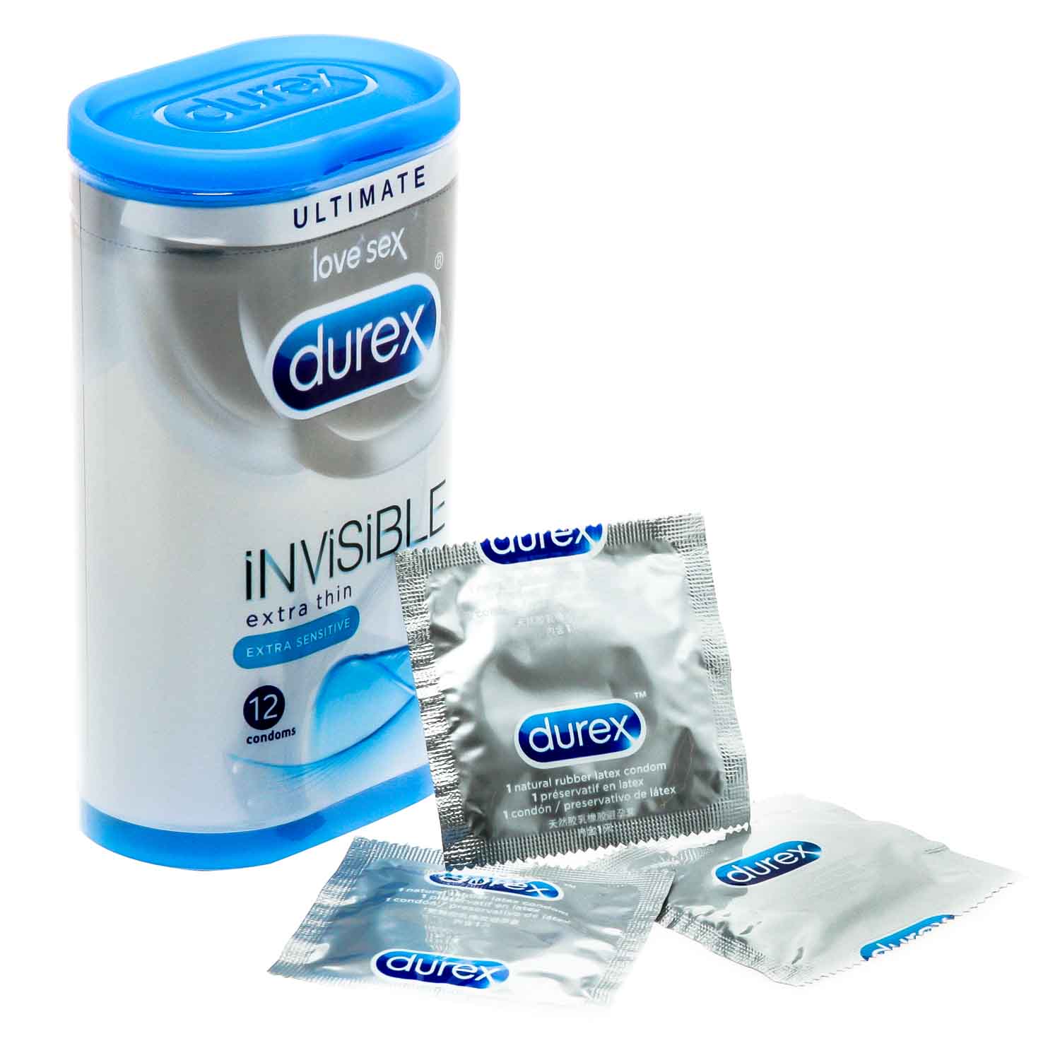Durex Invisible Extra Thin Condoms 12 Pack Durex Invisible Extra Thin Condoms 12 Pack